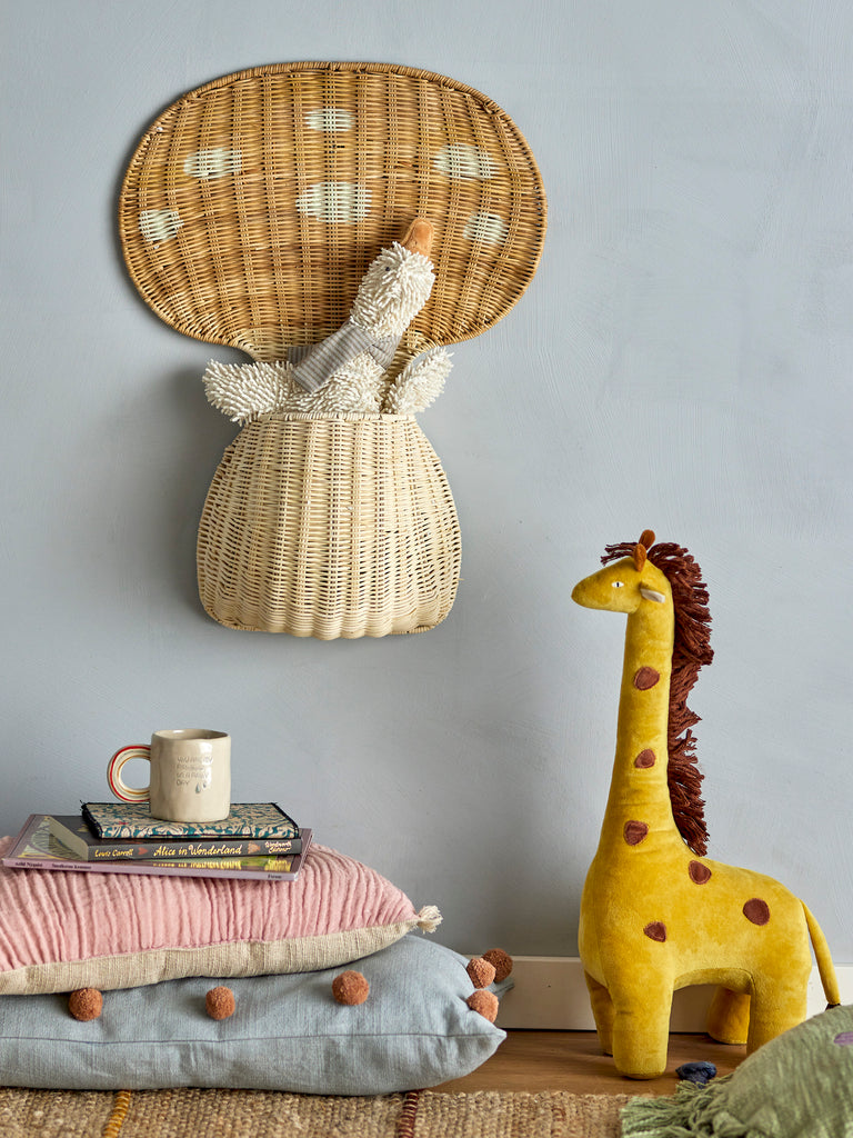 Karla Cushion, Blue, Cotton