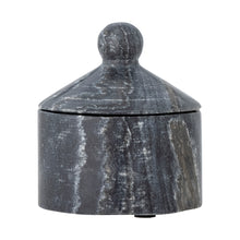 Carica l&#39;immagine nel visualizzatore di Gallery, Inette Jar w/Lid, Black, Marble