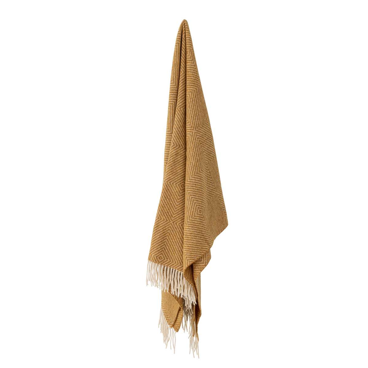 Hoshi Throw, Yellow, Merino Wool