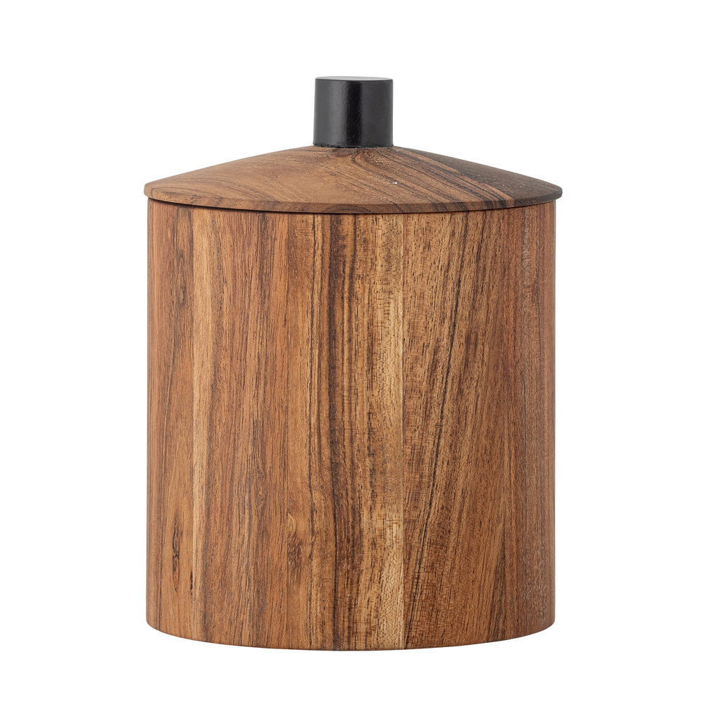 Petro Jar w/Lid, Nature, Acacia