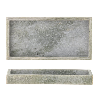 Majsa Tray, Green, Marble