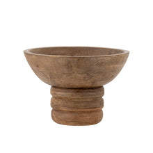 Cargar imagen en el visor de la galería, Nanuka Pedestal Bowl, Nature, FSC 100%® Mango