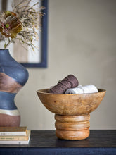 Cargar imagen en el visor de la galería, Nanuka Pedestal Bowl, Nature, FSC 100%® Mango