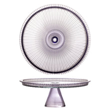 Laden Sie das Bild in den Galerie-Viewer, Tayo Cake Tray w/Dome, Multi, Glass