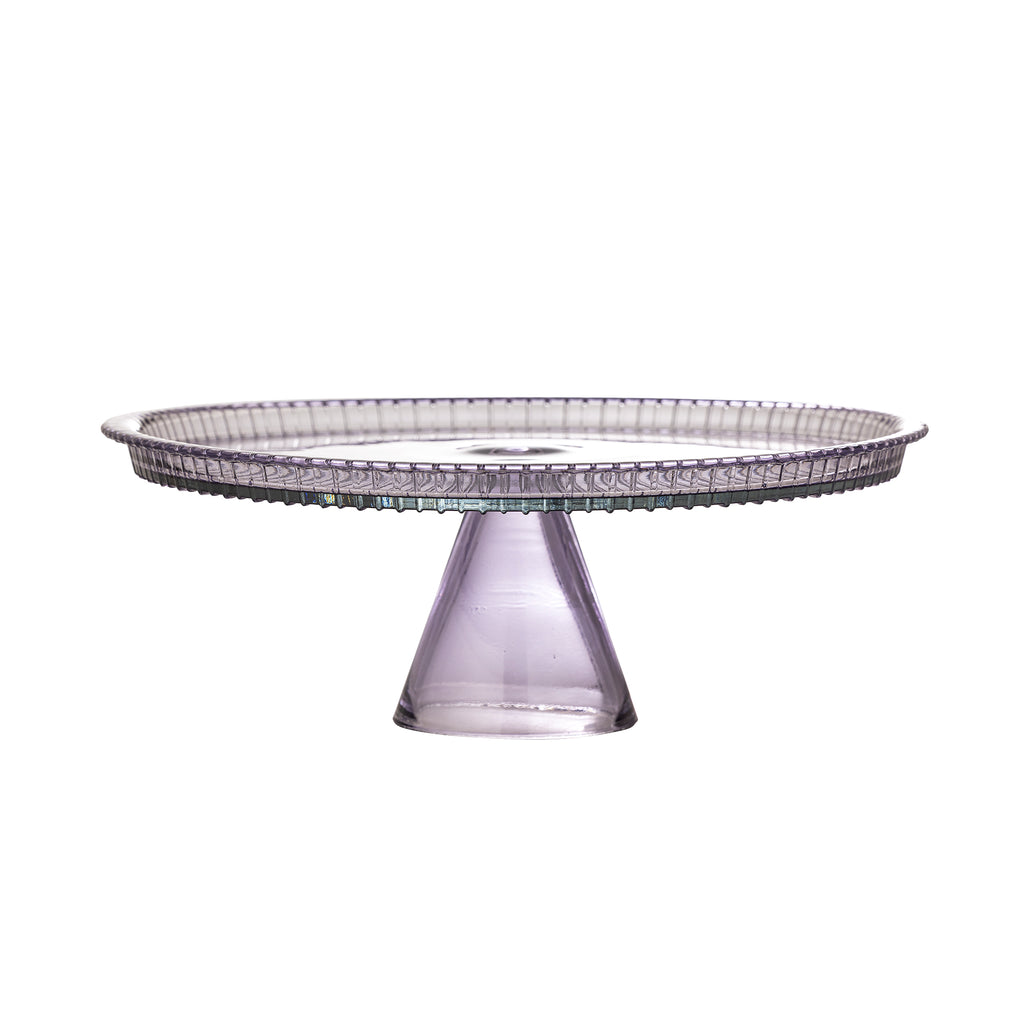 Tayo Cake Tray w/Dome, Multi, Glass