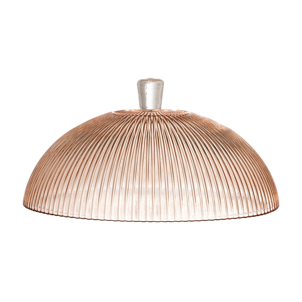 Tayo Cake Tray w/Dome, Multi, Glass