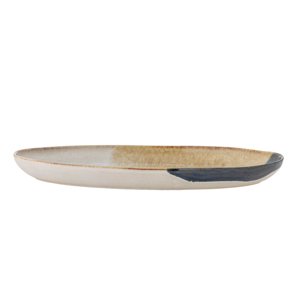 Jules Serving Plate, Blue, Stoneware