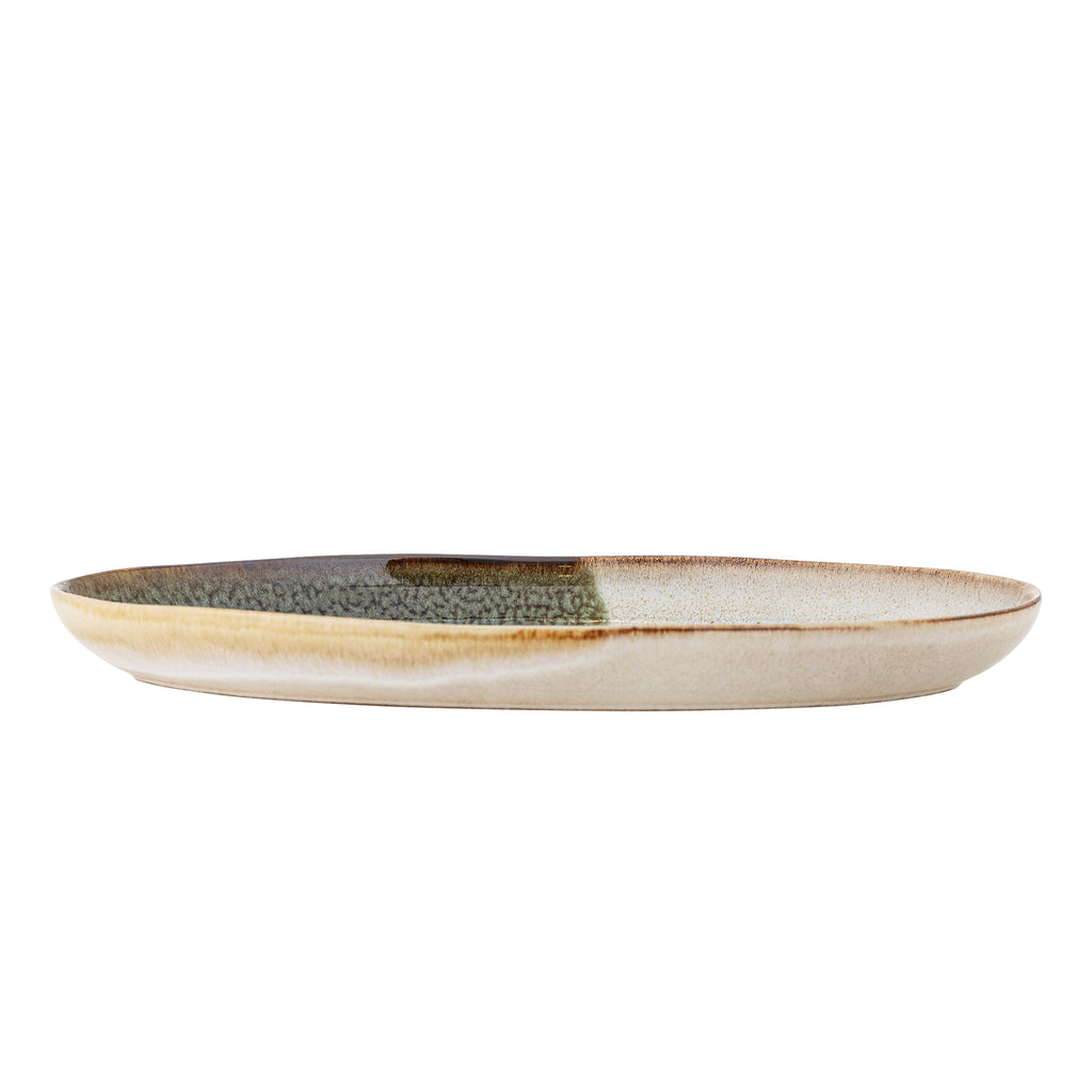 Jules Serving Plate, Green, Stoneware