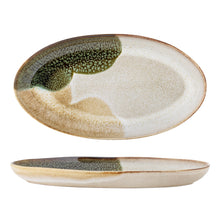 Load image into Gallery viewer, Jules Serving Plate, Green, Stoneware