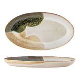 Jules Serving Plate, Green, Stoneware