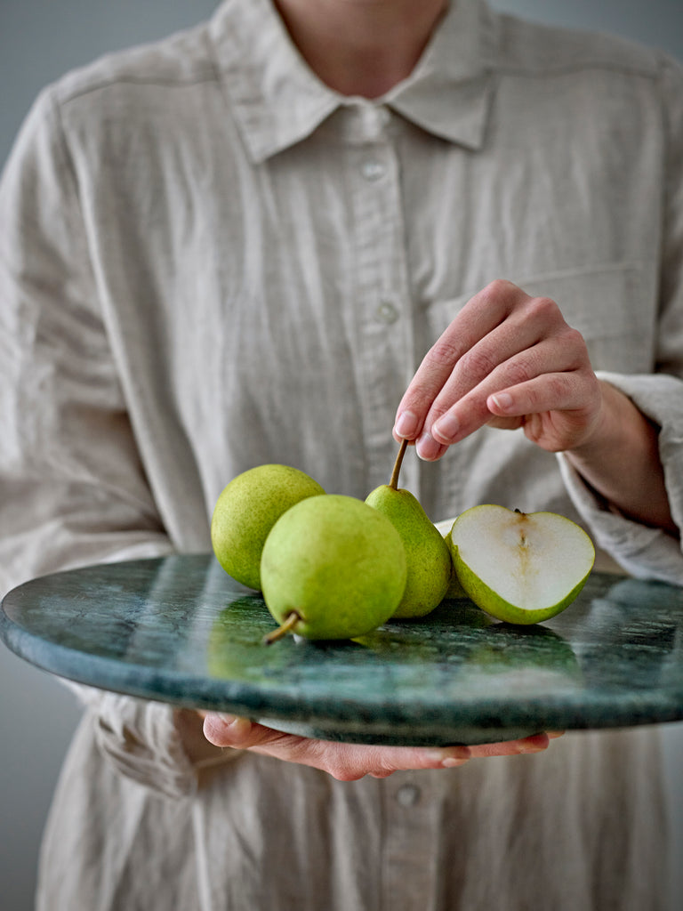 Nuni Turntable, Green, Marble
