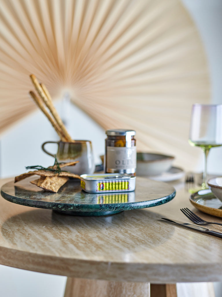 Nuni Turntable, Green, Marble