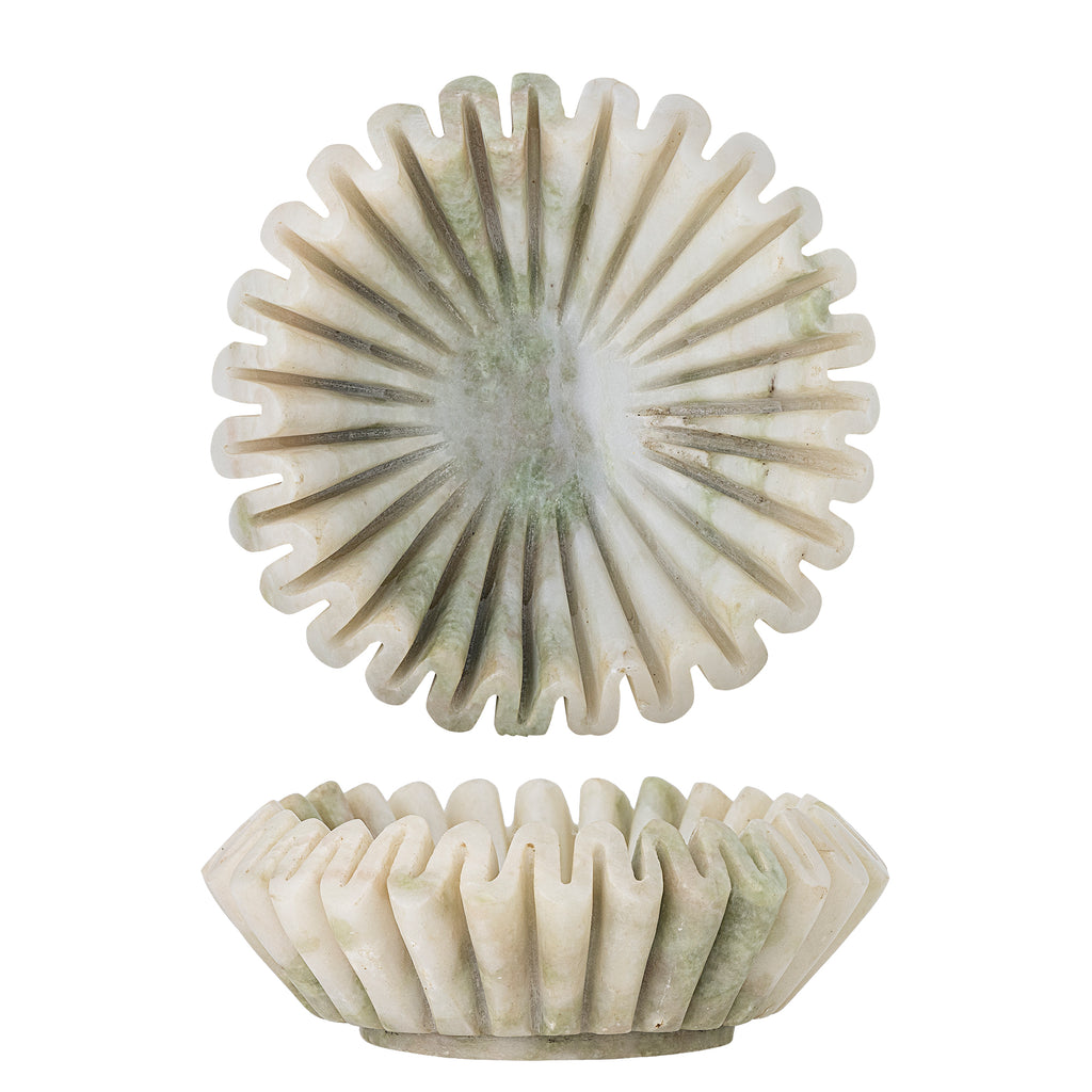 Harmonia Bowl, Green, Marble