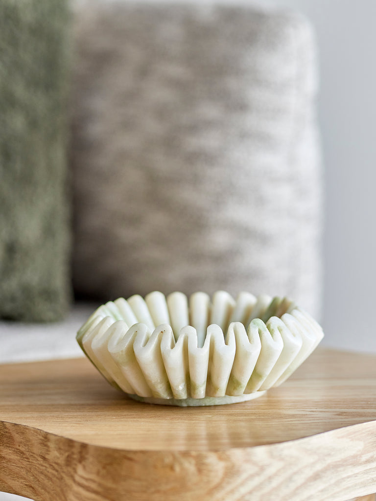 Harmonia Bowl, Green, Marble