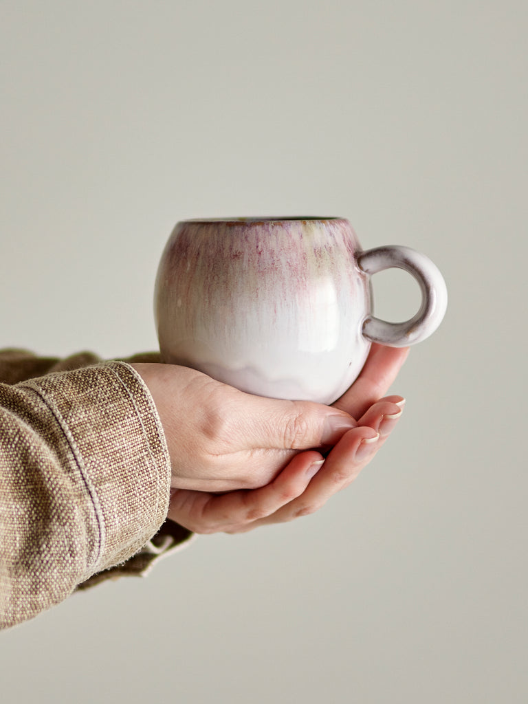 Paula Cup, Rose, Stoneware