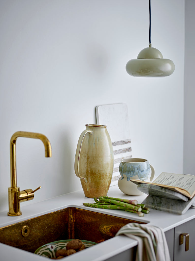 Luna Milk Jug, Blue, Stoneware