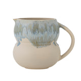 Luna Milk Jug, Blue, Stoneware