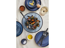 Charger l&#39;image dans la galerie, Gastro Plate Dia. 27 x 2.5 cm Black/Dark blue