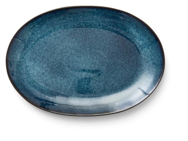 Dish 36 x 25 cm black/dark blue