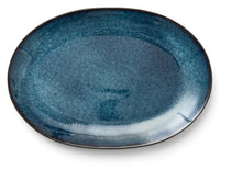 Charger l&#39;image dans la galerie, Dish 36 x 25 cm black/dark blue
