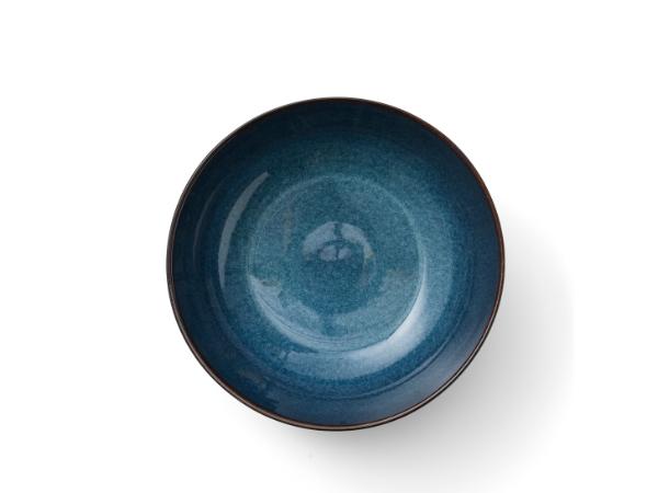 Salad bowl Dia. 30 x 10 cm black/dark blue