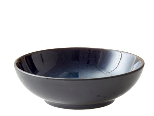 Salad bowl Dia. 24 x 6 cm Black/dark blue