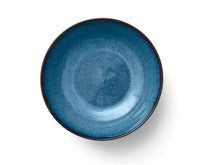Load image into Gallery viewer, Salad bowl Dia. 24 x 6 cm Black/dark blue