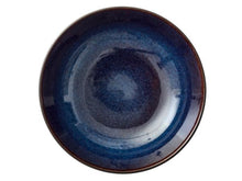 Charger l&#39;image dans la galerie, Salad bowl Dia. 24 x 6 cm Black/dark blue