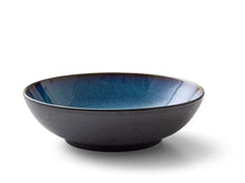 Laden Sie das Bild in den Galerie-Viewer, Salad bowl Dia. 24 x 6 cm Black/dark blue