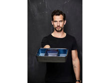 Load image into Gallery viewer, Dish rectangle 19 x 14 x 6 cm black/dark blue