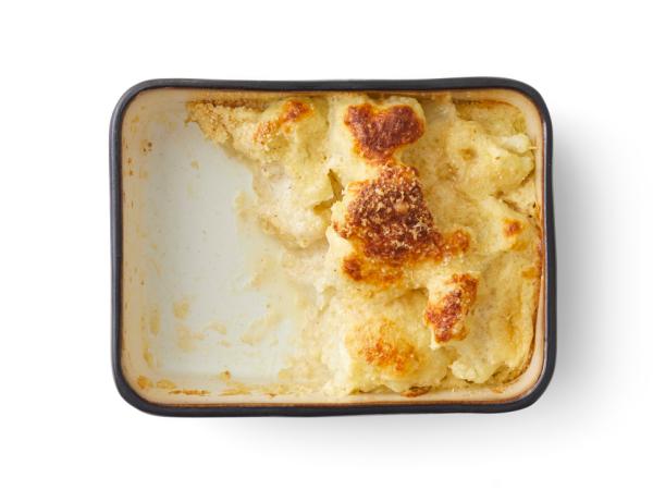 Dish rectangular 3 parts black/dark blue