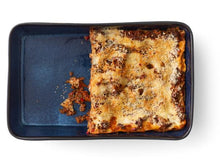 Load image into Gallery viewer, Dish rectangular 3 parts black/dark blue