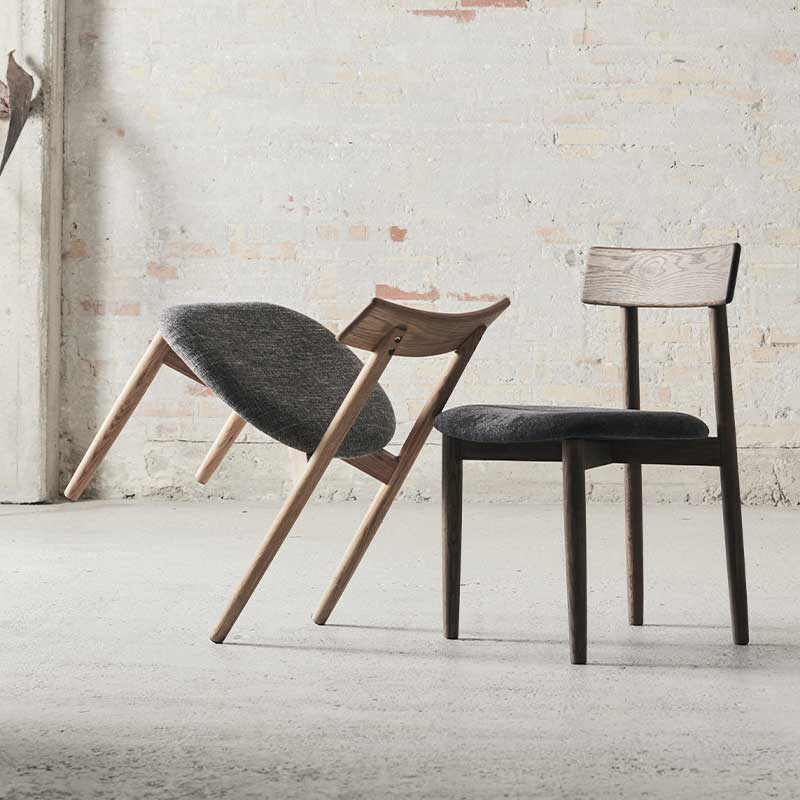 Dining chair Tetra Dark oil/Granite