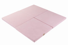 Charger l'image dans la galerie, Baby Square 120x120cm Foam Foldable Play Mat Certified, Velvet, Light Pink
