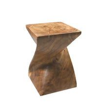 Cargar imagen en el visor de la galería, Square Side Table-30x30x43-Natural-Munggur