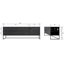 Laden Sie das Bild in den Galerie-Viewer, SILAS TV UNIT 180CM PINE DUST [fsc]