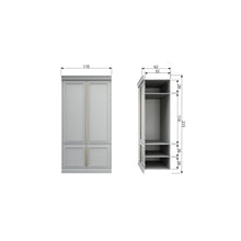 Laden Sie das Bild in den Galerie-Viewer, ORGANIZE STORAGE CABINET 62CM PINE MIST [fsc]
