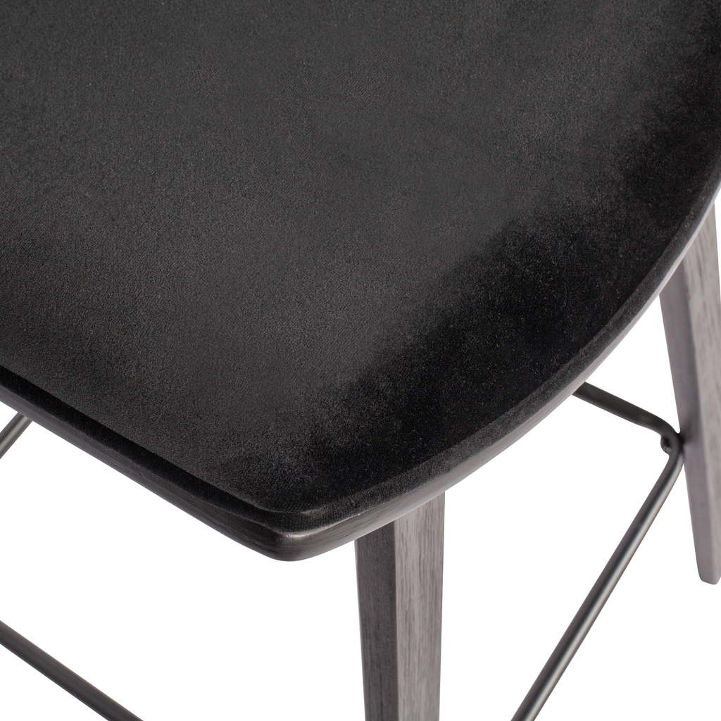 Senn barstool velvet black