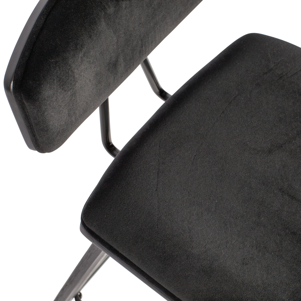 Senn barstool velvet black