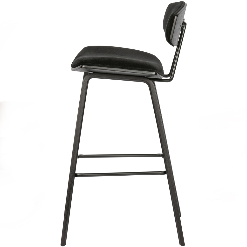 Senn barstool velvet black