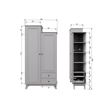 Laden Sie das Bild in den Galerie-Viewer, LILY WARDROBE CABINET PINE CLAY [fsc]