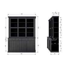 Laden Sie das Bild in den Galerie-Viewer, LAGOS LARGE SHOWCABINET WHITE [fsc]