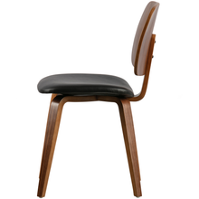 Carica l&#39;immagine nel visualizzatore di Gallery, Classic dining chair black/walnut