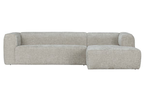 BEAN CORNER SOFA RIGHT HEFTY MELANGE NATURAL