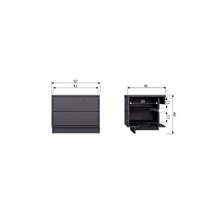Laden Sie das Bild in den Galerie-Viewer, FINCA TV UNIT 50CM PINE DEEP BLACK [fsc]