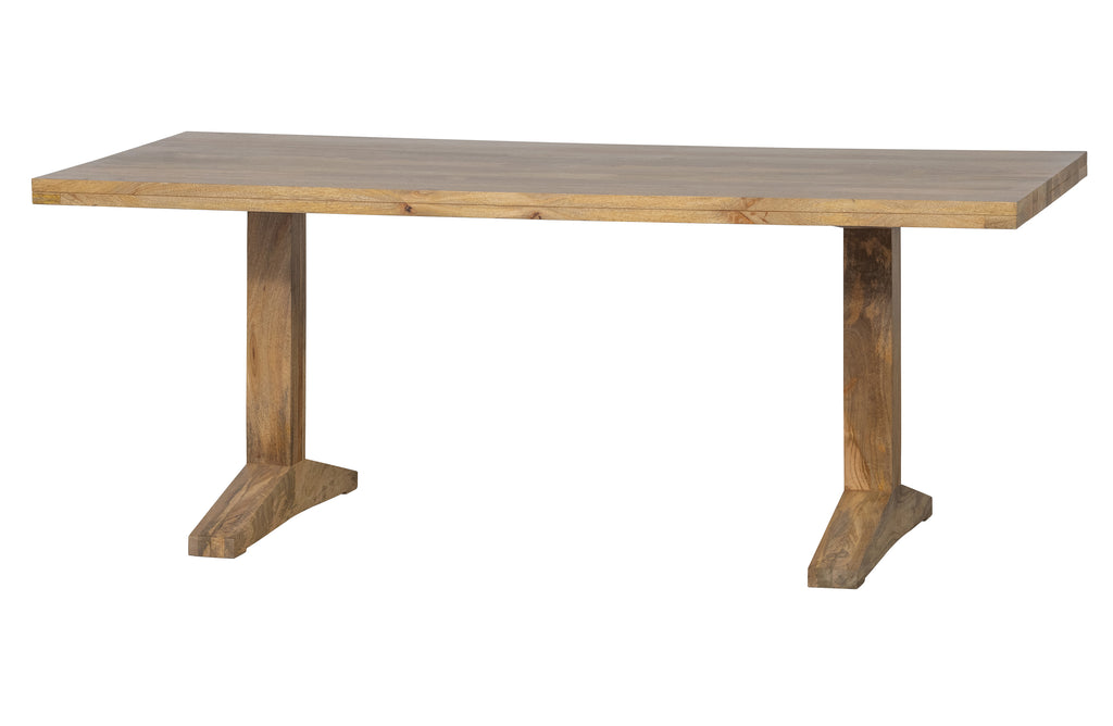DECK DINING TABLE 200X90CM MANGO WOOD NATURAL