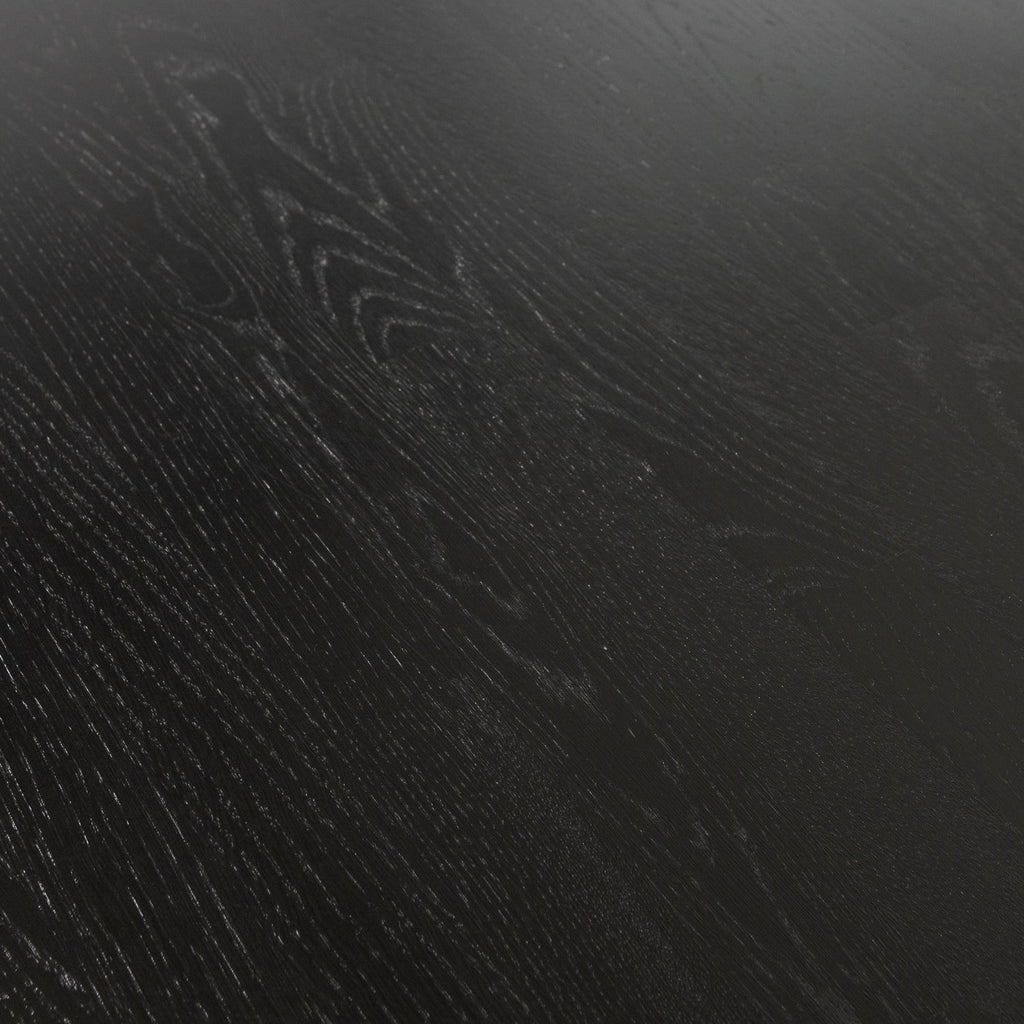 ARTHUR TABLE OVAL OAK BLACK [fsc] H-LEG