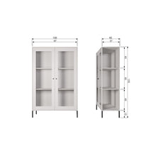 Load image into Gallery viewer, XAM DISPLAY CABINET PINE CLOUD GREY [fsc]