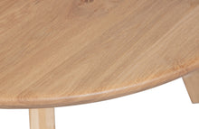 Load image into Gallery viewer, TABLO TABLE OAK NATURAL ORGANIC 130X130 [FSC] SQUARE LEG