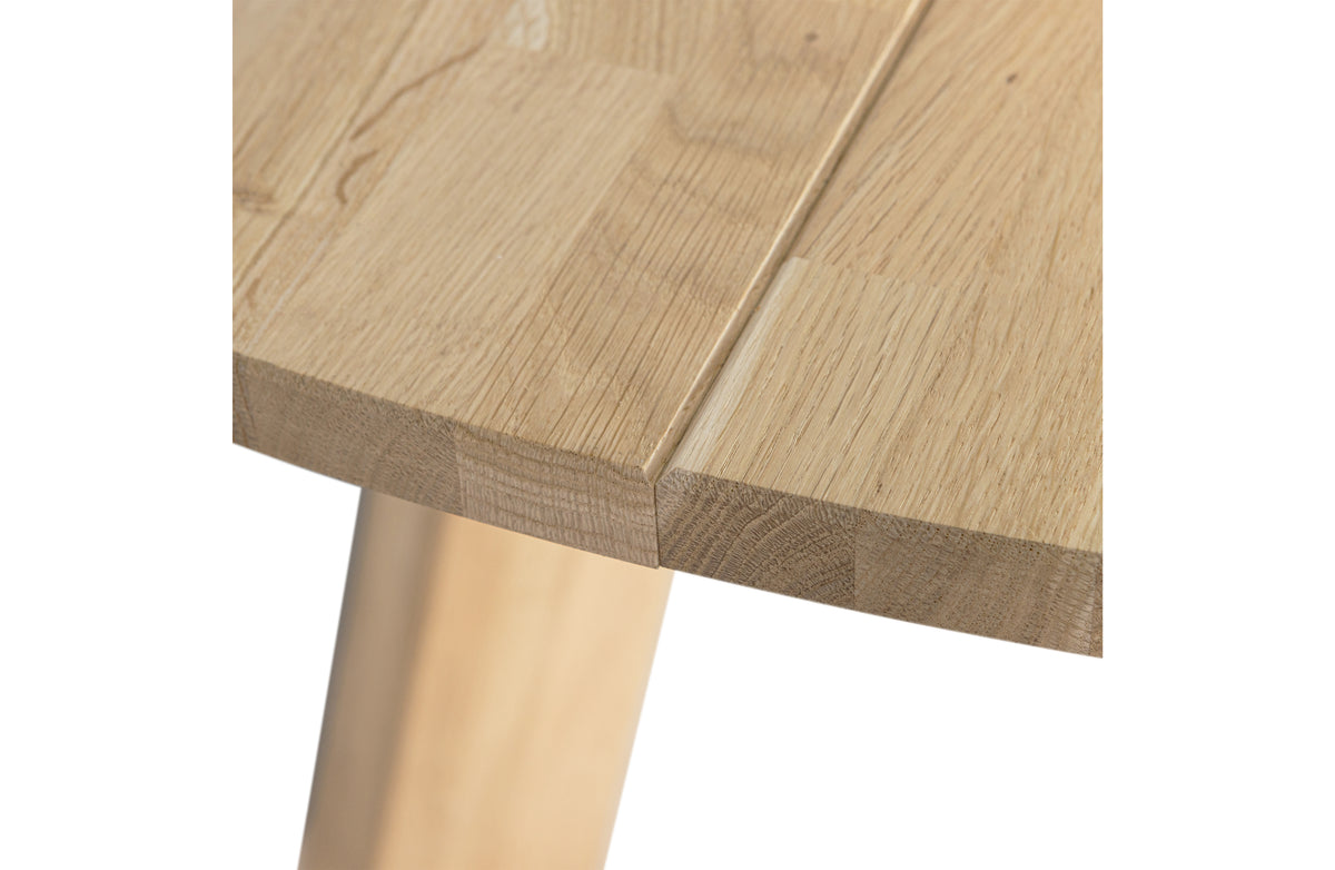RHONDA DINING TABLE Ø150CM OAK NATURAL [FSC]